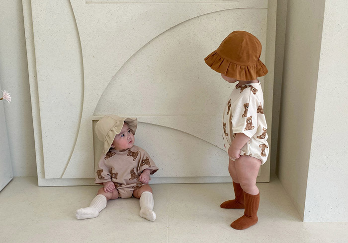 bebe nine 熊熊連身衣