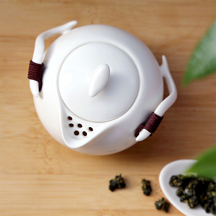 定窯巧雲茶壺(180ml)