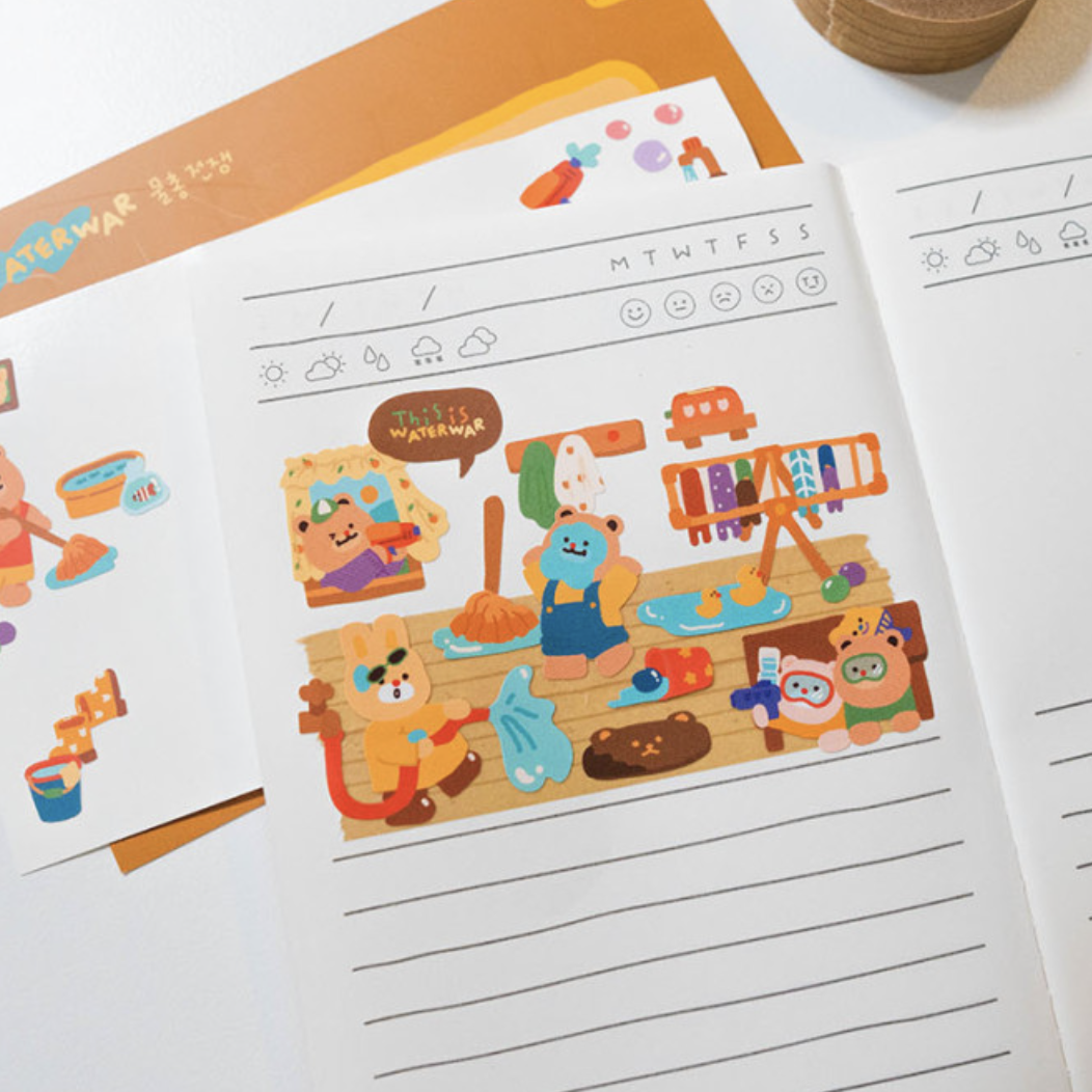 Khakiz Diary－Ligom Stick your Day (Korean Stationery Brand)