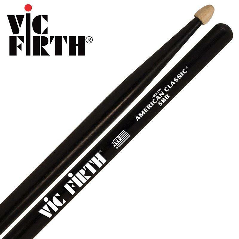 美國 Vic Firth 5BB 5B 黑色 爵士鼓 鼓棒 胡桃木  爵士鼓棒