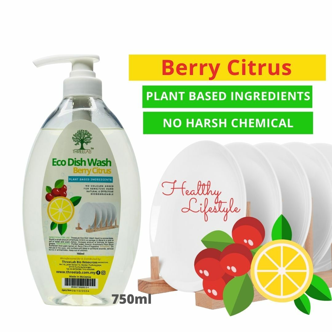 ThreeLab Eco Berry Citrus Dish Wash
