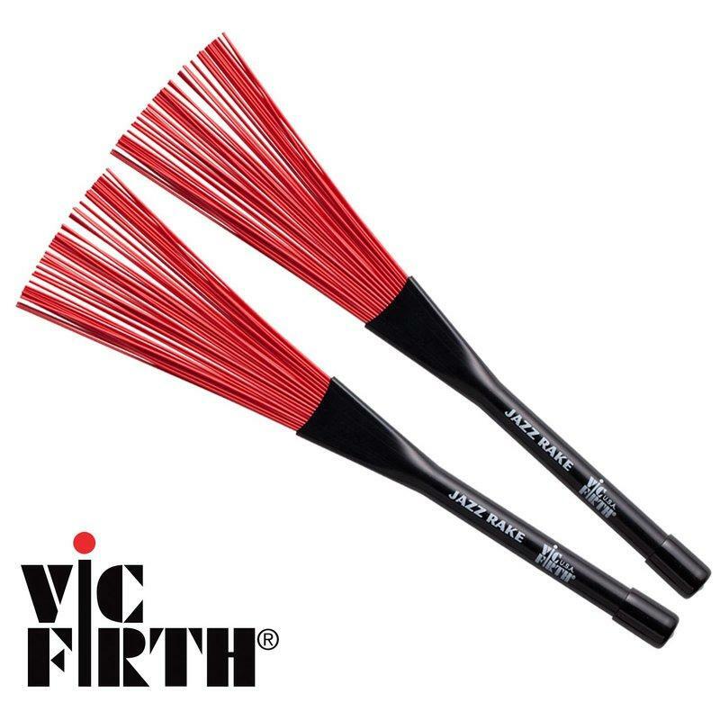 美國 Vic Firth BJR Jazz Rake 紅色 鼓刷