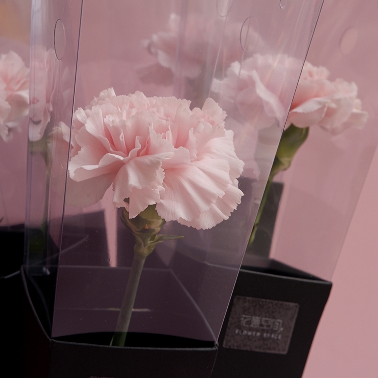 單朵粉色康乃馨 - 母親節花盒