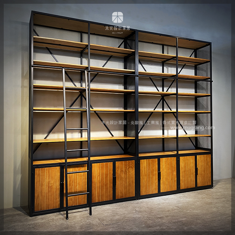 LOFT經典復古木門收納櫃架可訂製)