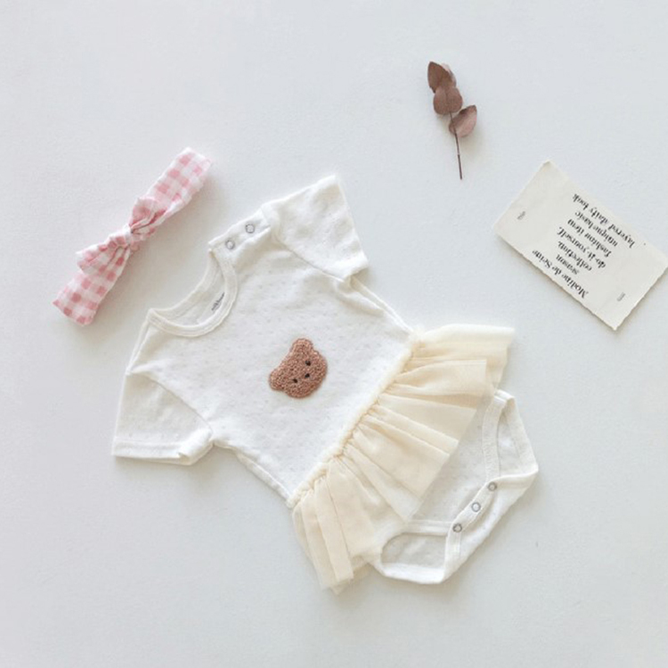 little bear 熊熊小紗裙包屁衣