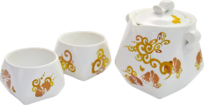 L33-金龍天燈茶具(一壺二杯)