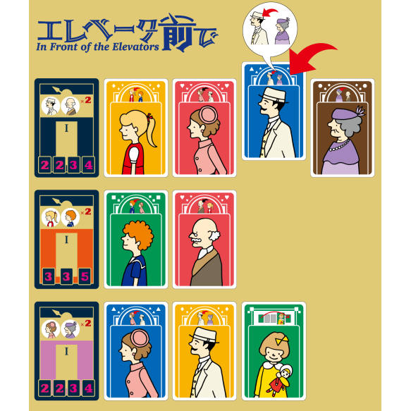 エレベータ前で In Front of the Elevators 電梯前 繁體中文版