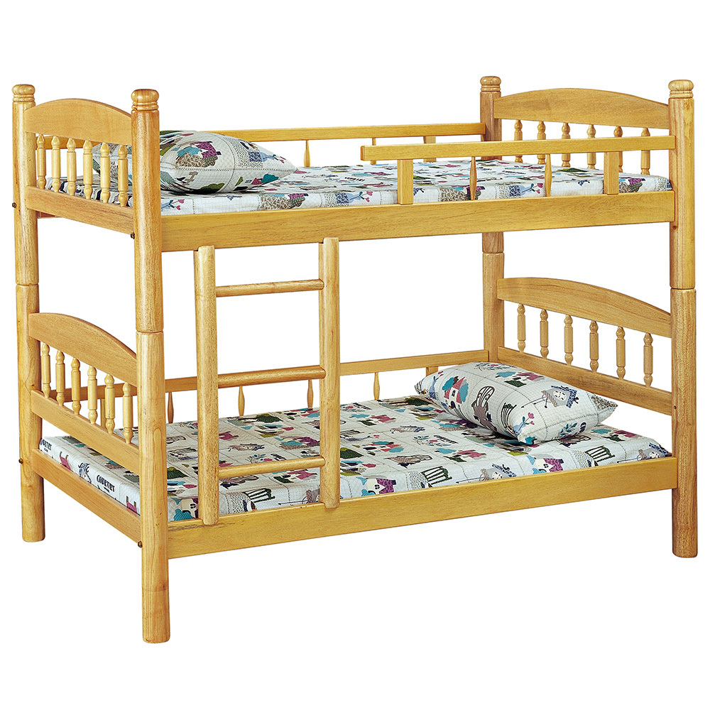 白木3.5尺方柱雙層床 白木3.5尺方柱雙層床