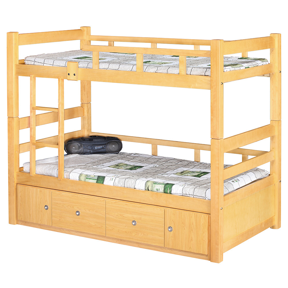 白楓木3.7尺雙層床(含收納櫃) 白楓木3.7尺雙層床(含收納櫃)