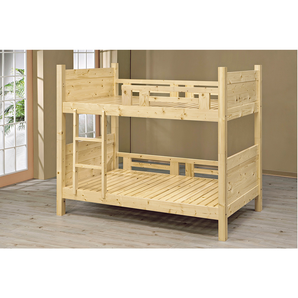 松木全實單人雙層床 松木全實單人雙層床