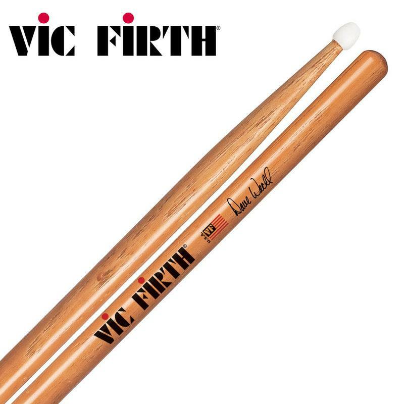 鼓棒 美國 Vic Firth SDW2N 黃色膠頭 Dave Weckl 簽名 爵士鼓棒