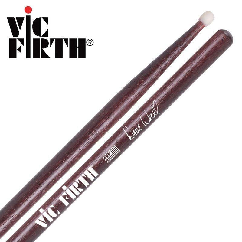 美國 Vic Firth SDWN 棗紅 膠頭 爵士鼓 鼓棒 Dave Weckl 簽名
