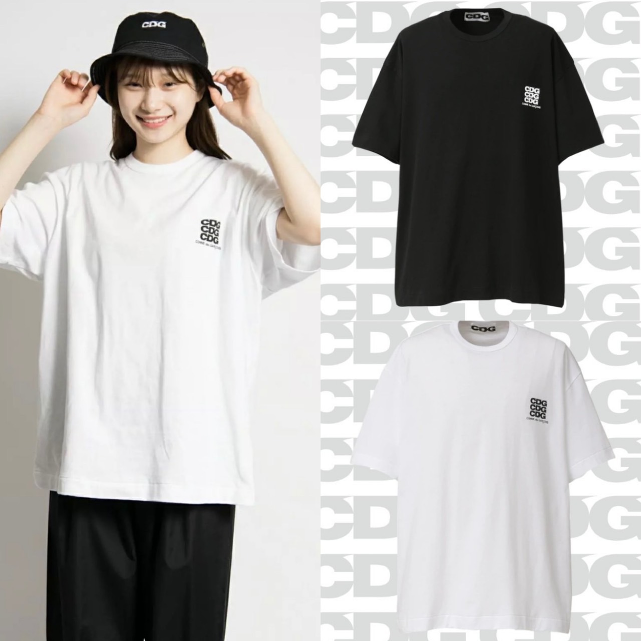 Comme des Garçons CDG 新款 小Logo 字體 短袖 Ｔ