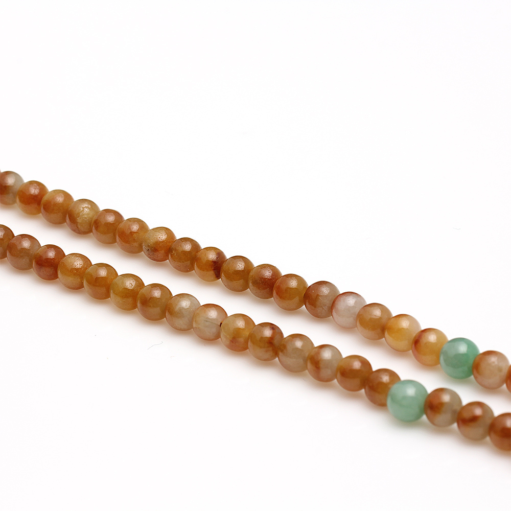 【雅紅珠寶】誠心誠意天然紅翡翠108顆珠鍊-E0047