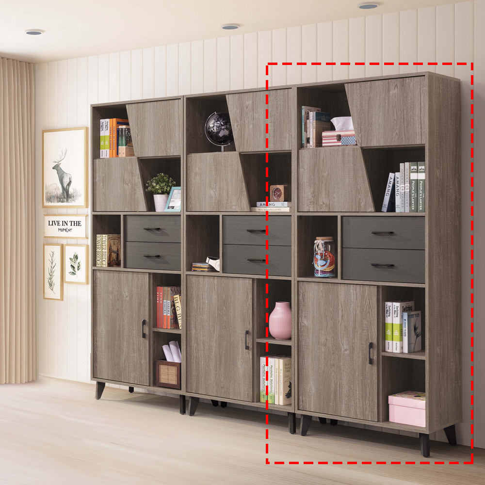 奧蘭多2.7尺系統式書櫃(F320)