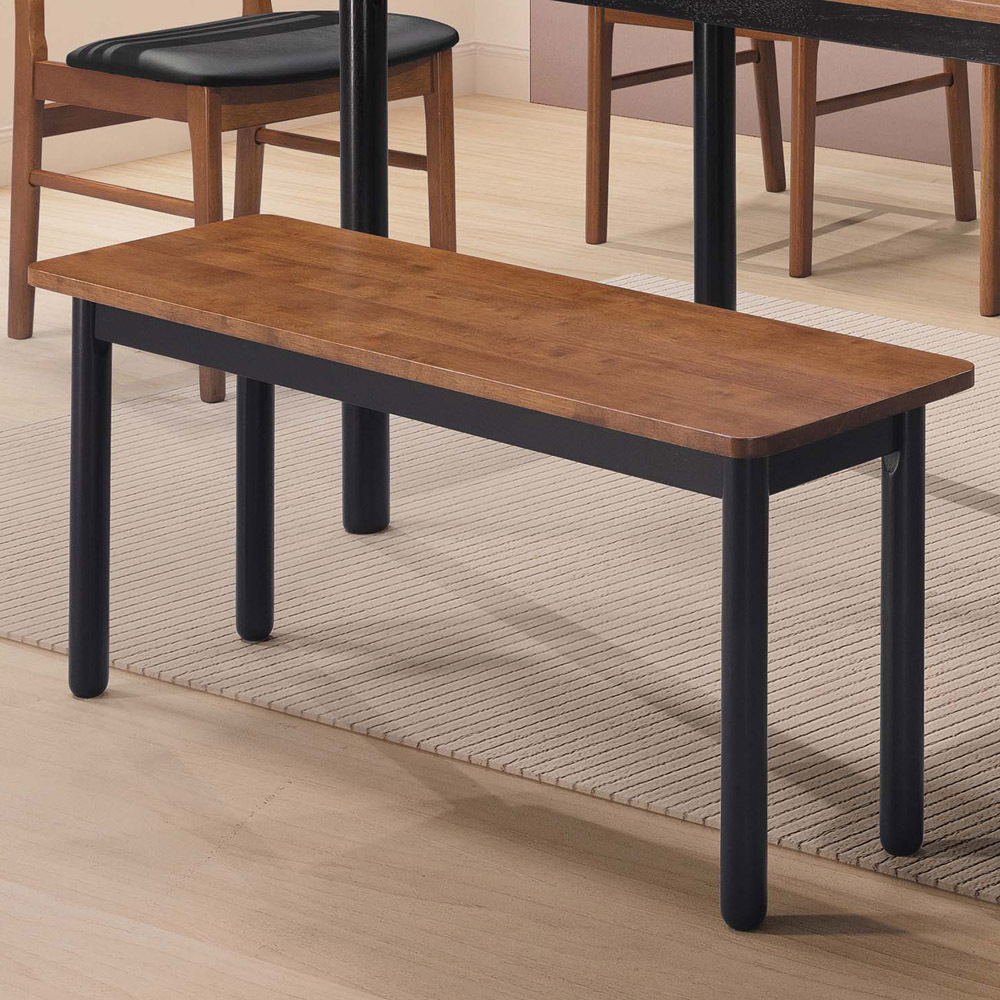 柏德黑腳全實木長凳(RT633)自行組合