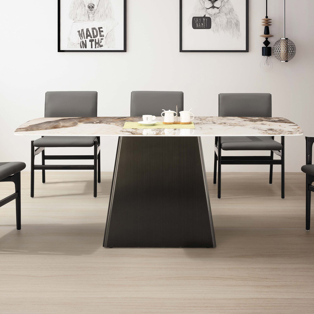 羅蘭德6尺岩板餐桌(21A03)