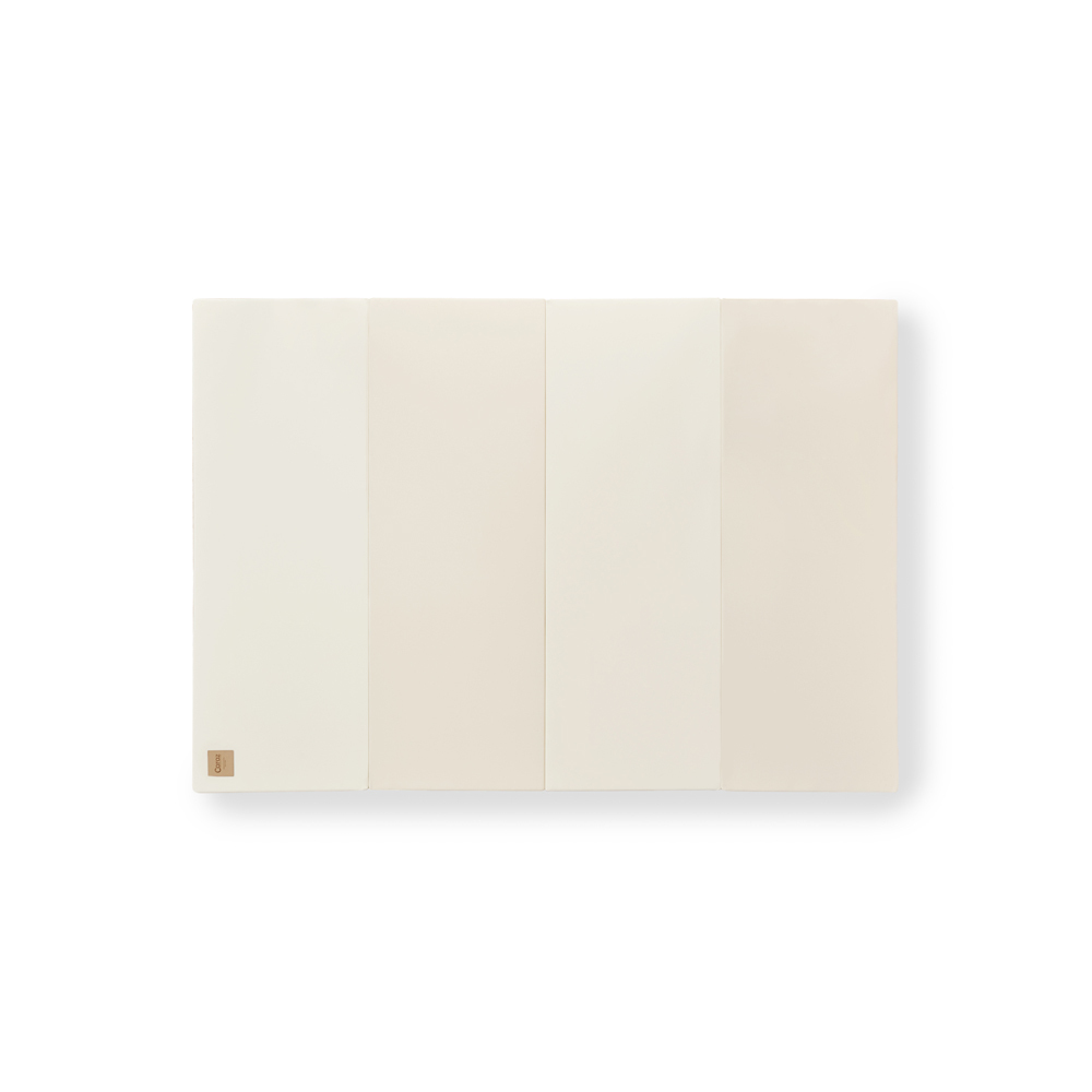 Caraz W4 加厚摺摺地墊 200 x 140 x 4厘米 -霧灰色/溫暖米/彩色