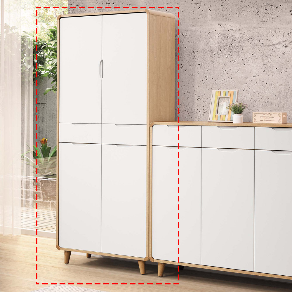 喬迪2.7×6.4尺高鞋櫃(F468)隔板另拿