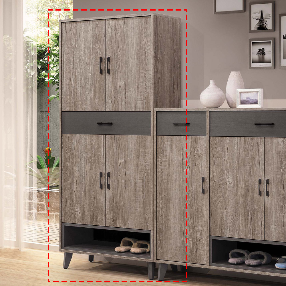 奧蘭多2.7×6尺四門高鞋櫃(F311)