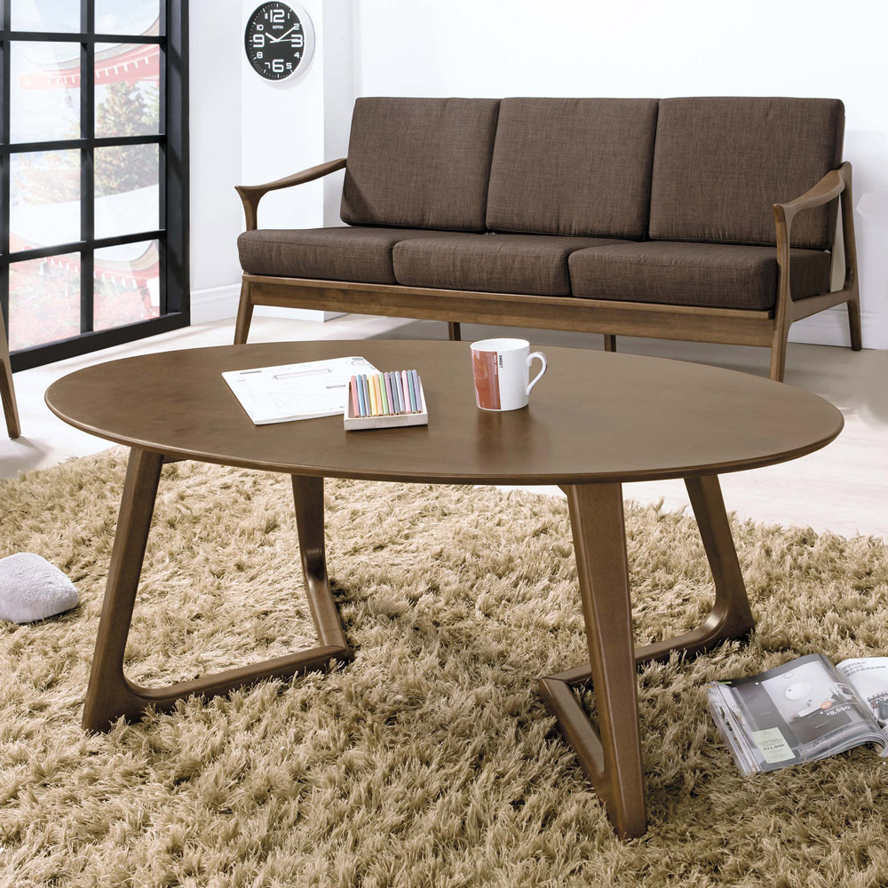 威爾淺胡桃小茶几(RT-428F)