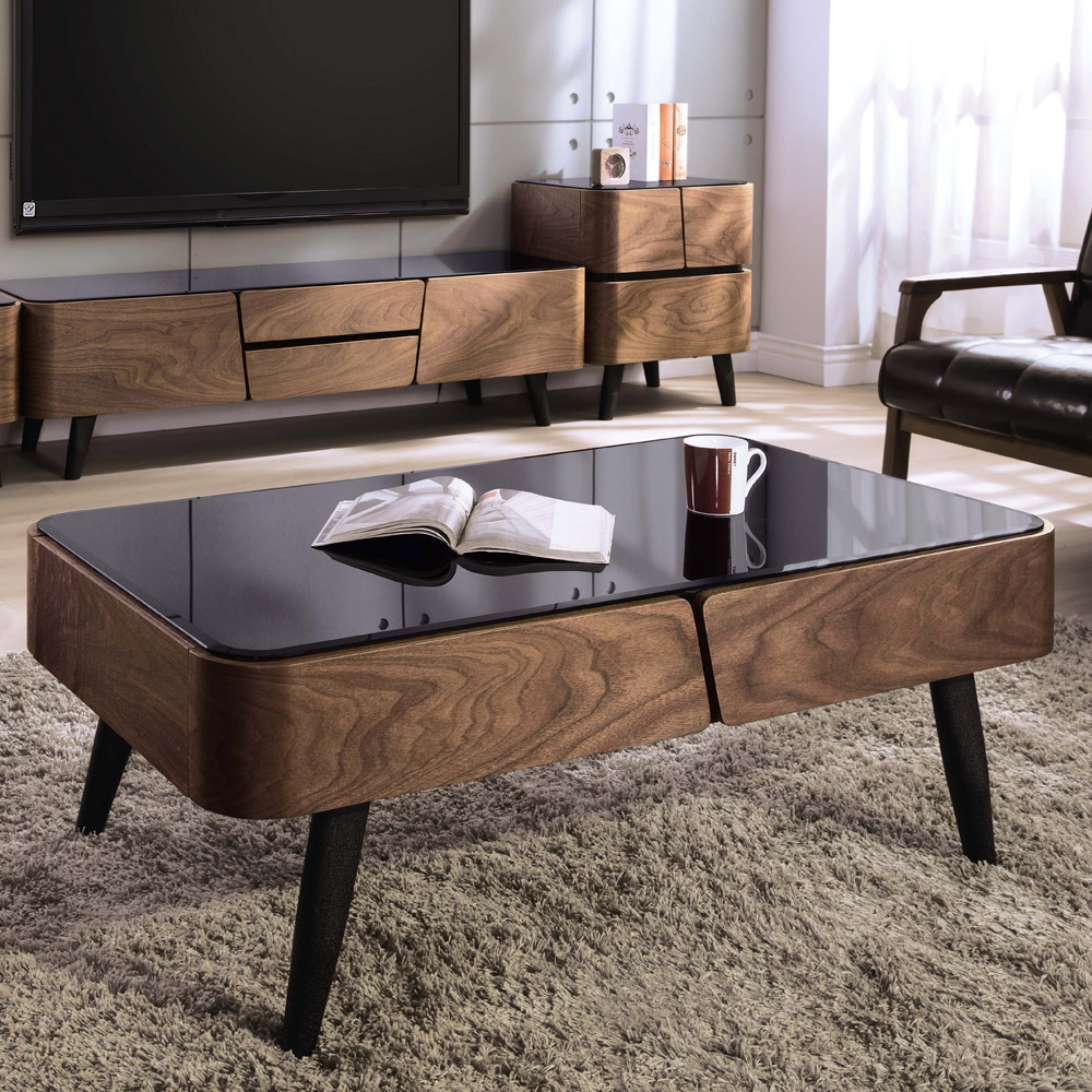 傑恩胡桃大茶几(205)