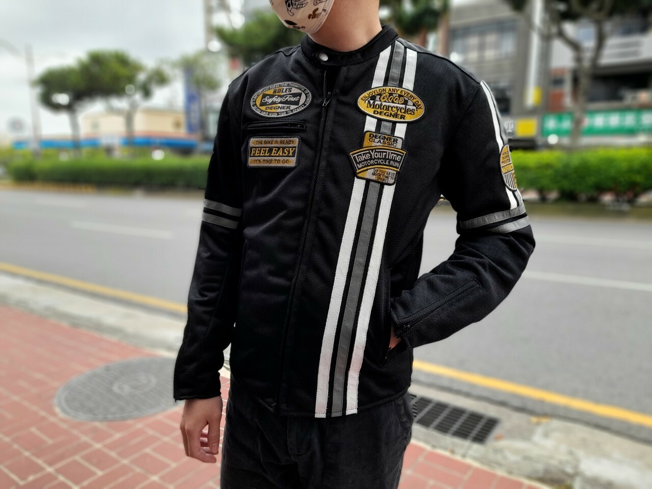 DEGNER 22SJ-1 BLACK 黑 夏季防摔衣