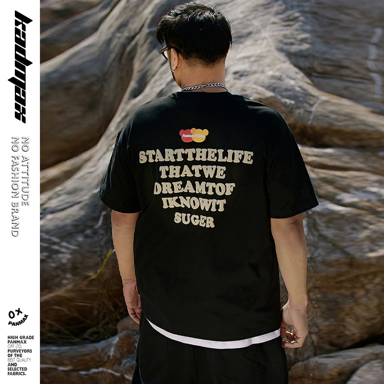 KADMAX大尺碼-潮牌短袖T恤〈BSTS0065〉