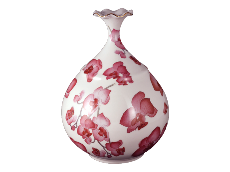 V11-蝴蝶蘭荷口瓶(大)