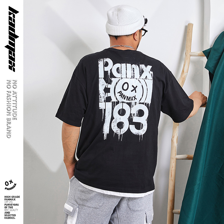 KADMAX大尺碼-潮牌短袖T恤〈BSTS0806〉