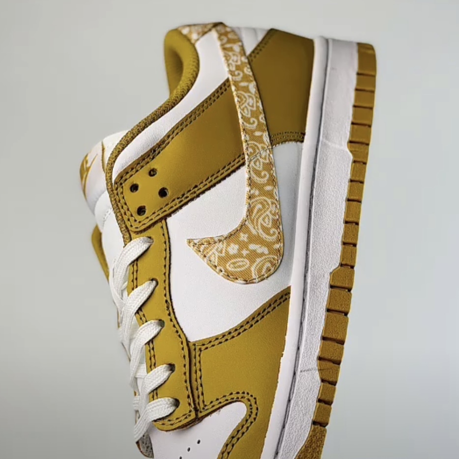 【APAIR】預購 Nike Dunk Low ESS Barley Paisley 女款 白黃變形蟲 DH4401-104