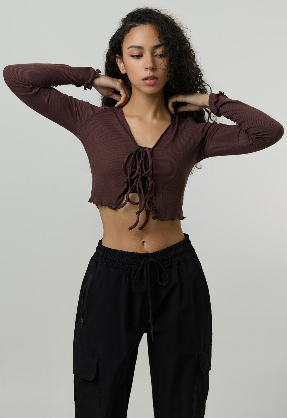 CONCHWEAR - Double Ribbon 束帶上衣