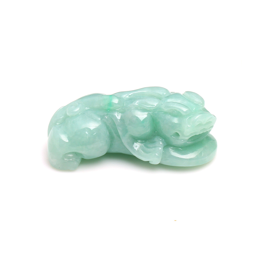 開運貔貅天然綠翡翠玉墜項鍊-貔貅-雅紅珠寶