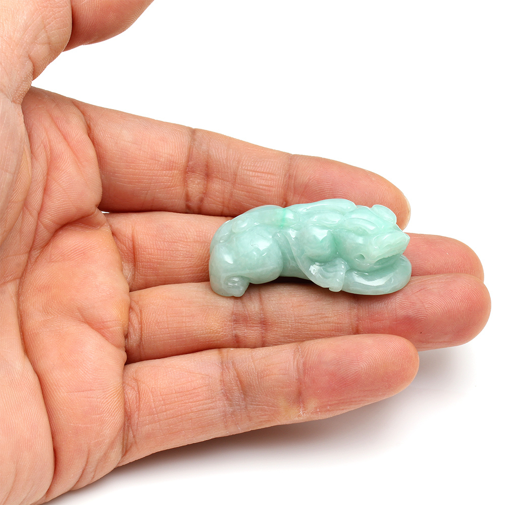 開運貔貅天然綠翡翠玉墜項鍊-貔貅-雅紅珠寶