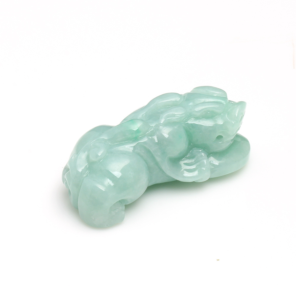 開運貔貅天然綠翡翠玉墜項鍊-貔貅-雅紅珠寶