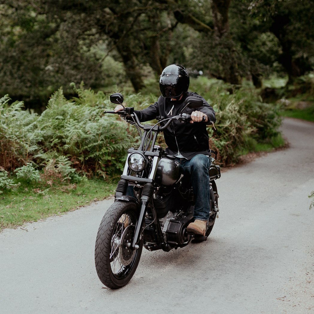 IRON HEART IHJ-107-BLK Cordura® Rider's Jacket - Black