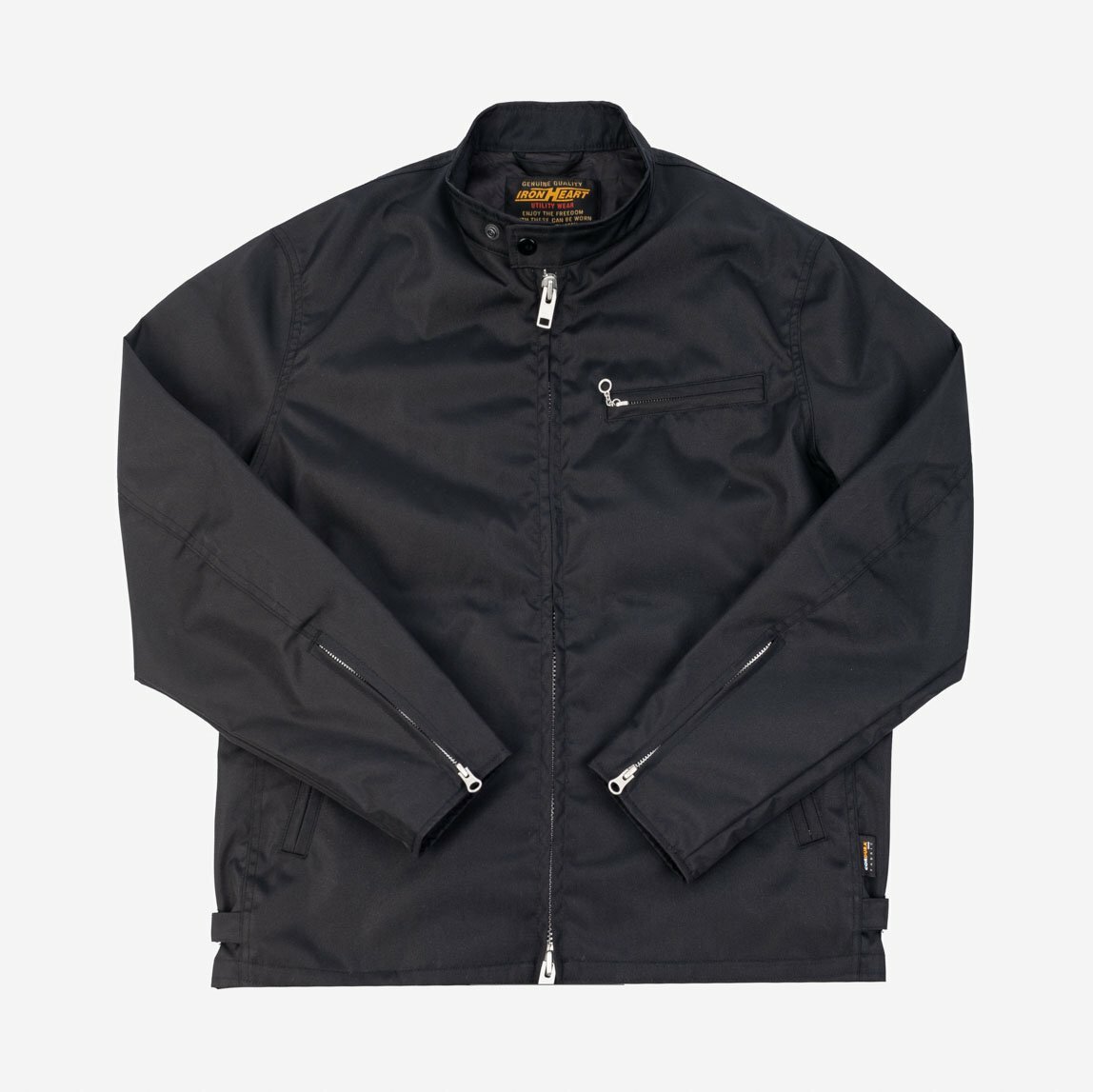IRON HEART IHJ-107-BLK Cordura® Rider's Jacket - Black