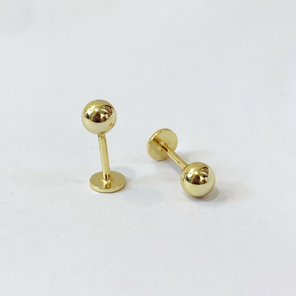 純銀 平底素面珠珠(單支價)