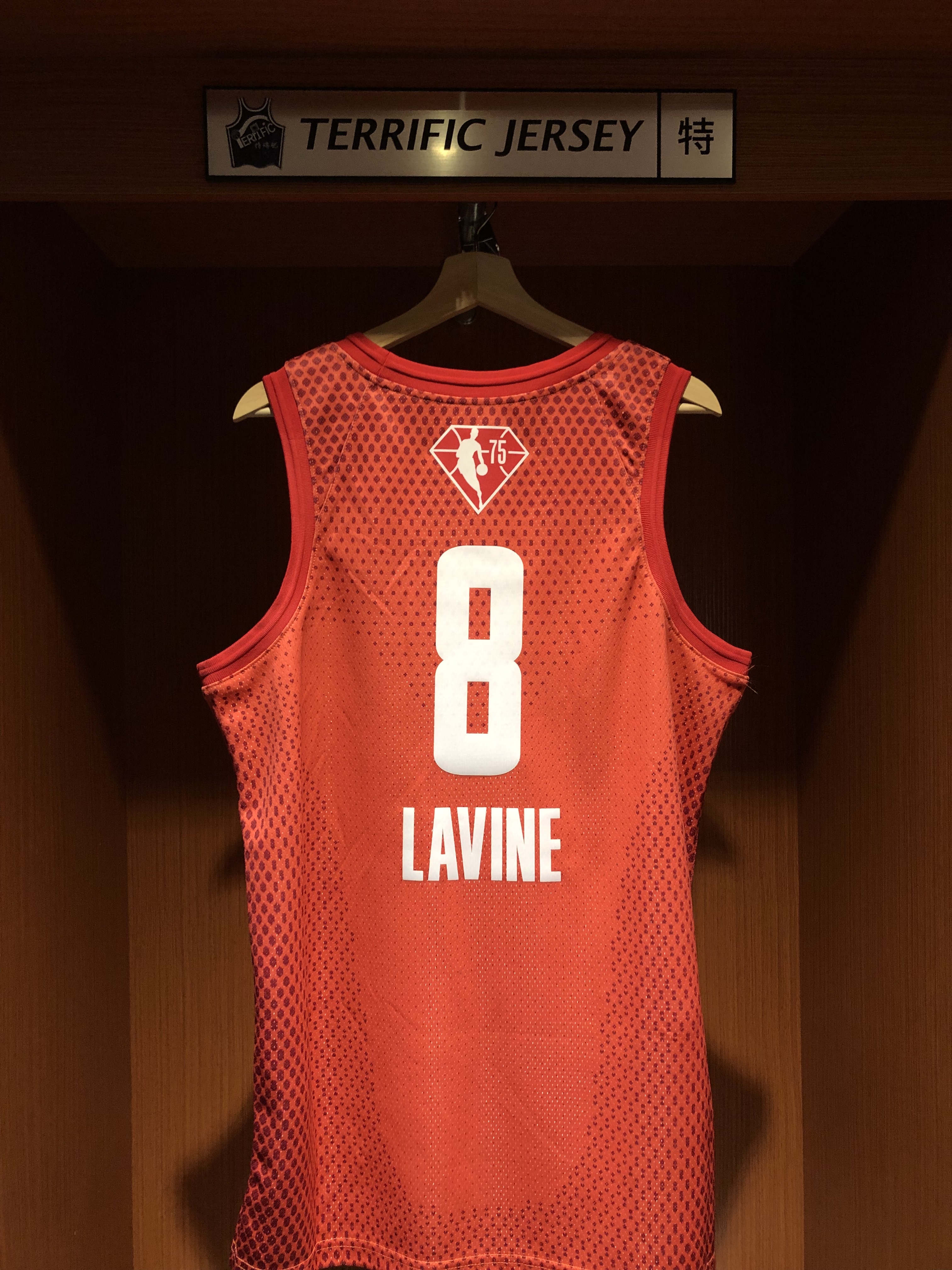 NBA球衣 Zach Lavine 21-22 明星賽 紅 75周年 鑽石標 All Star Jordan Swingman 球迷版 熱轉印 全新