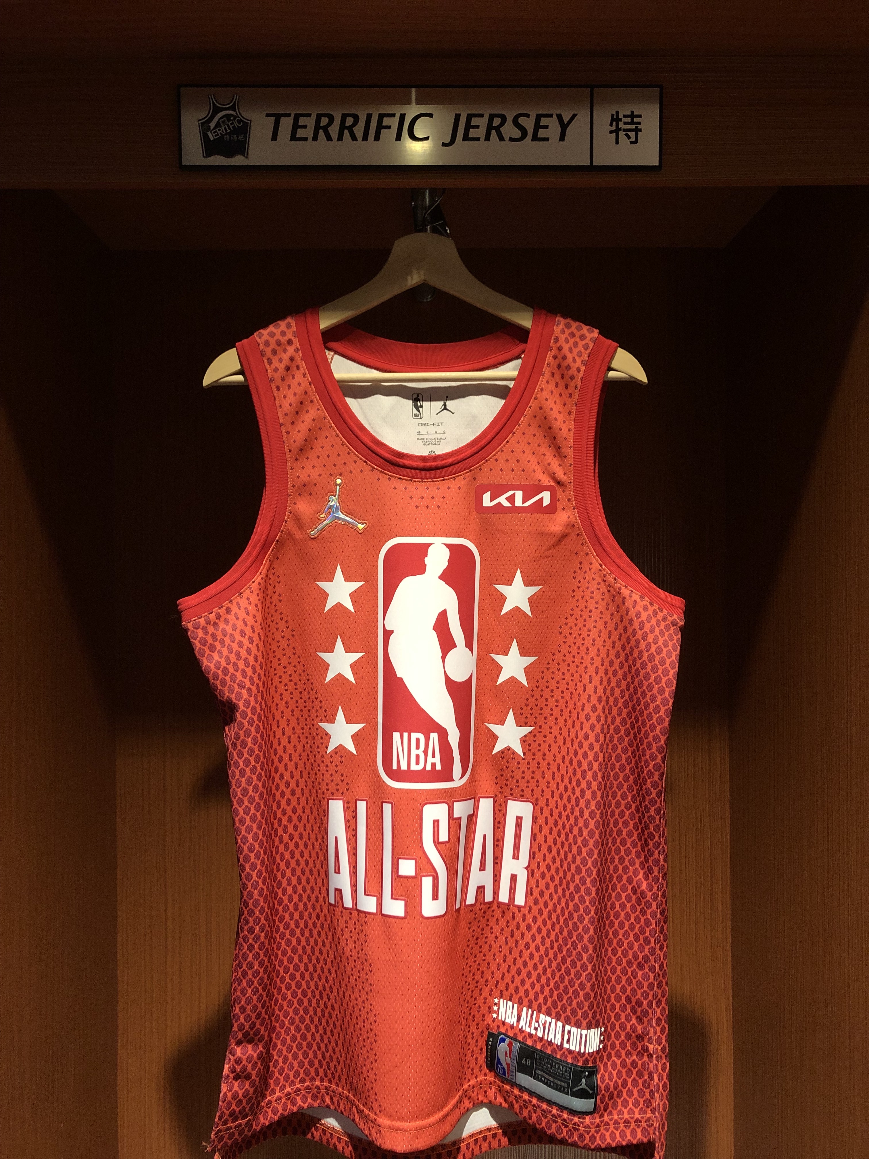 NBA球衣 Zach Lavine 21-22 明星賽 紅 75周年 鑽石標 All Star Jordan Swingman 球迷版 熱轉印 全新