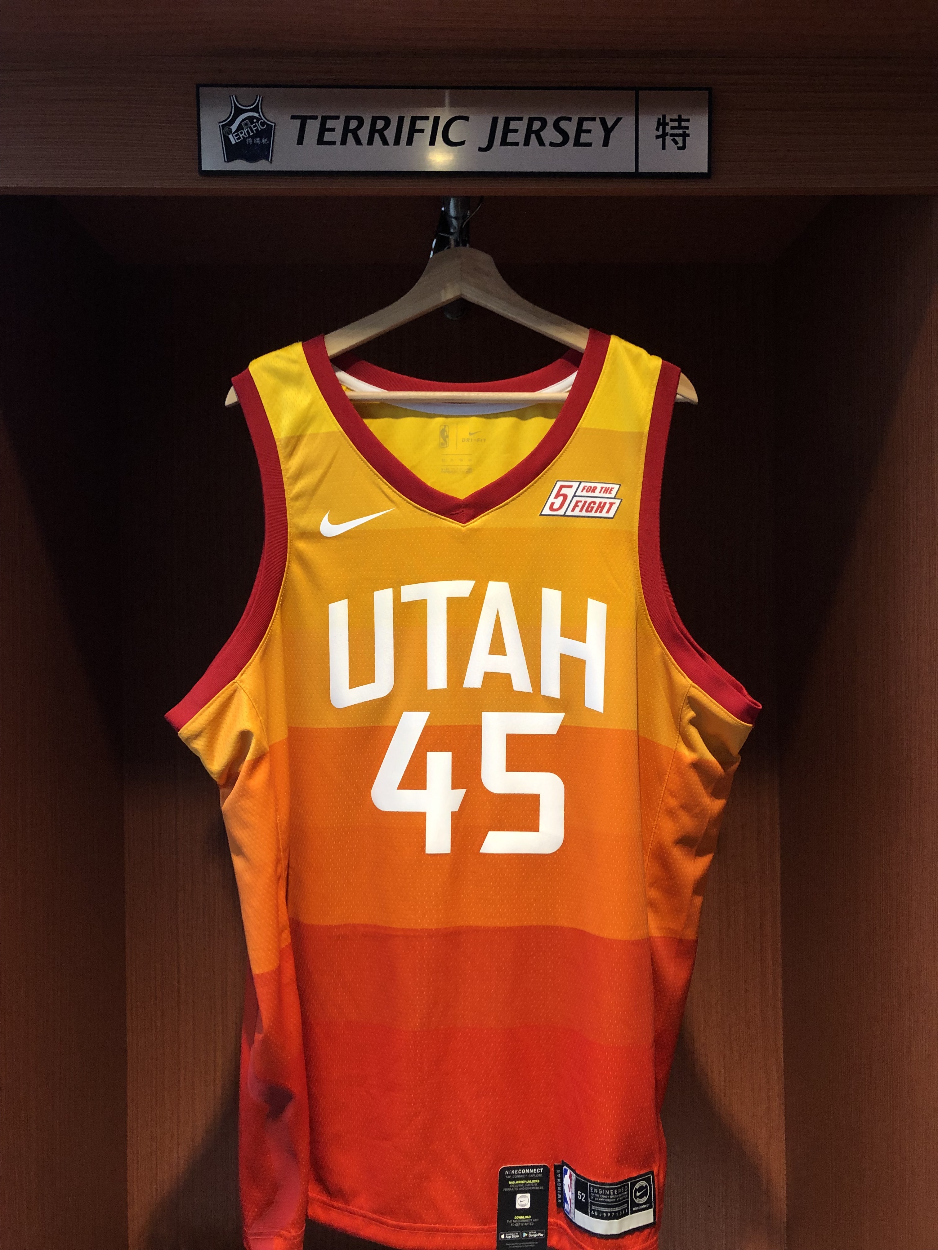 NBA球衣 Donovan Mitchell 猶他爵士城市 漸層 City Nike Swingman 球迷版 熱轉印 含贊助商標 全新