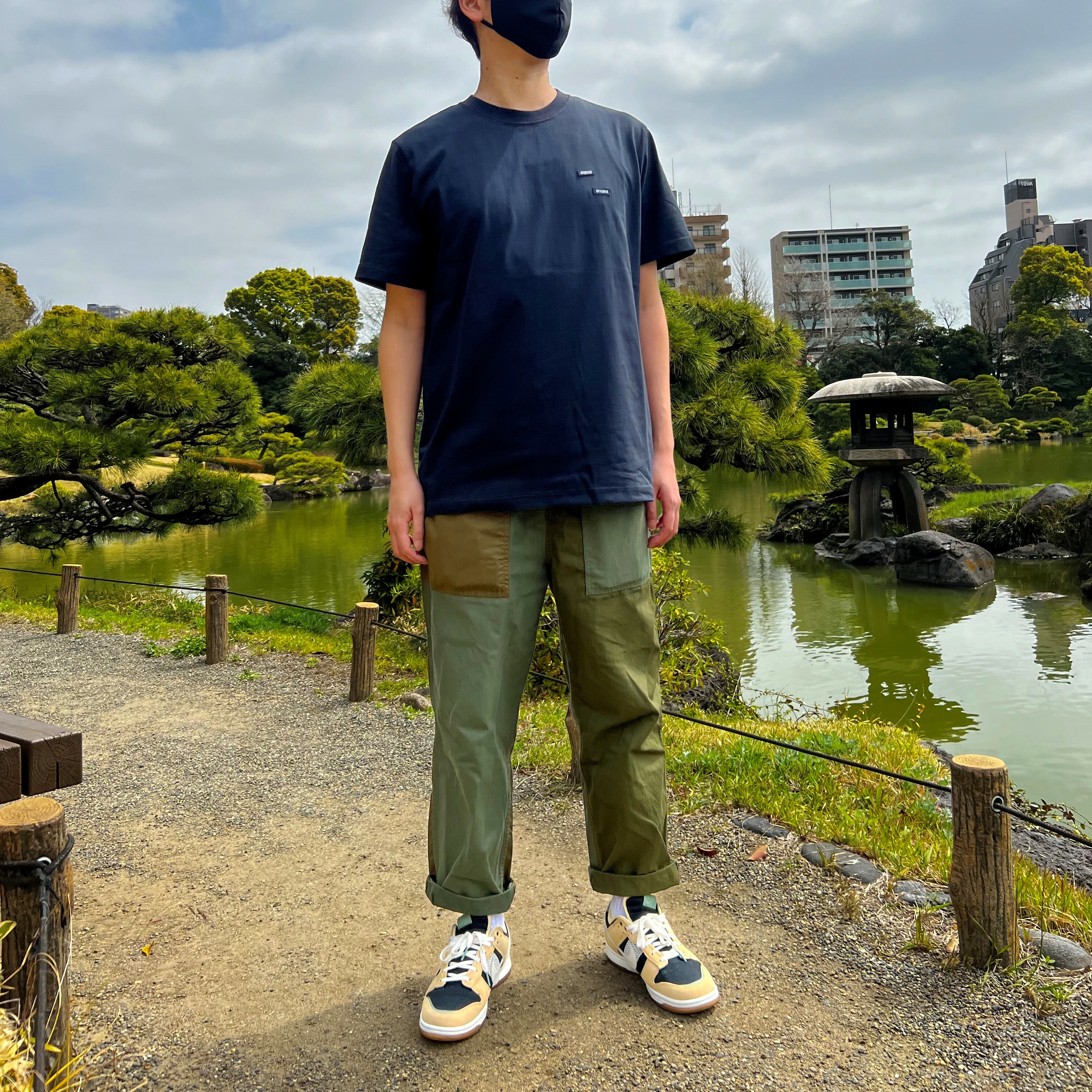 Stylexx x Sheltech Double Small Emblems Tee (Night Back Pic.)