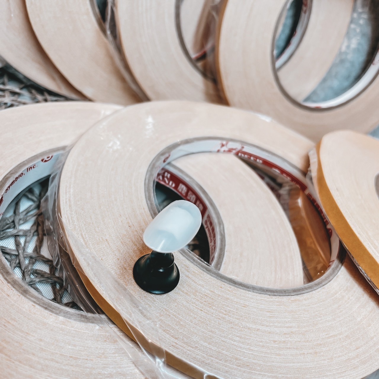 黏甲片座雙面膠