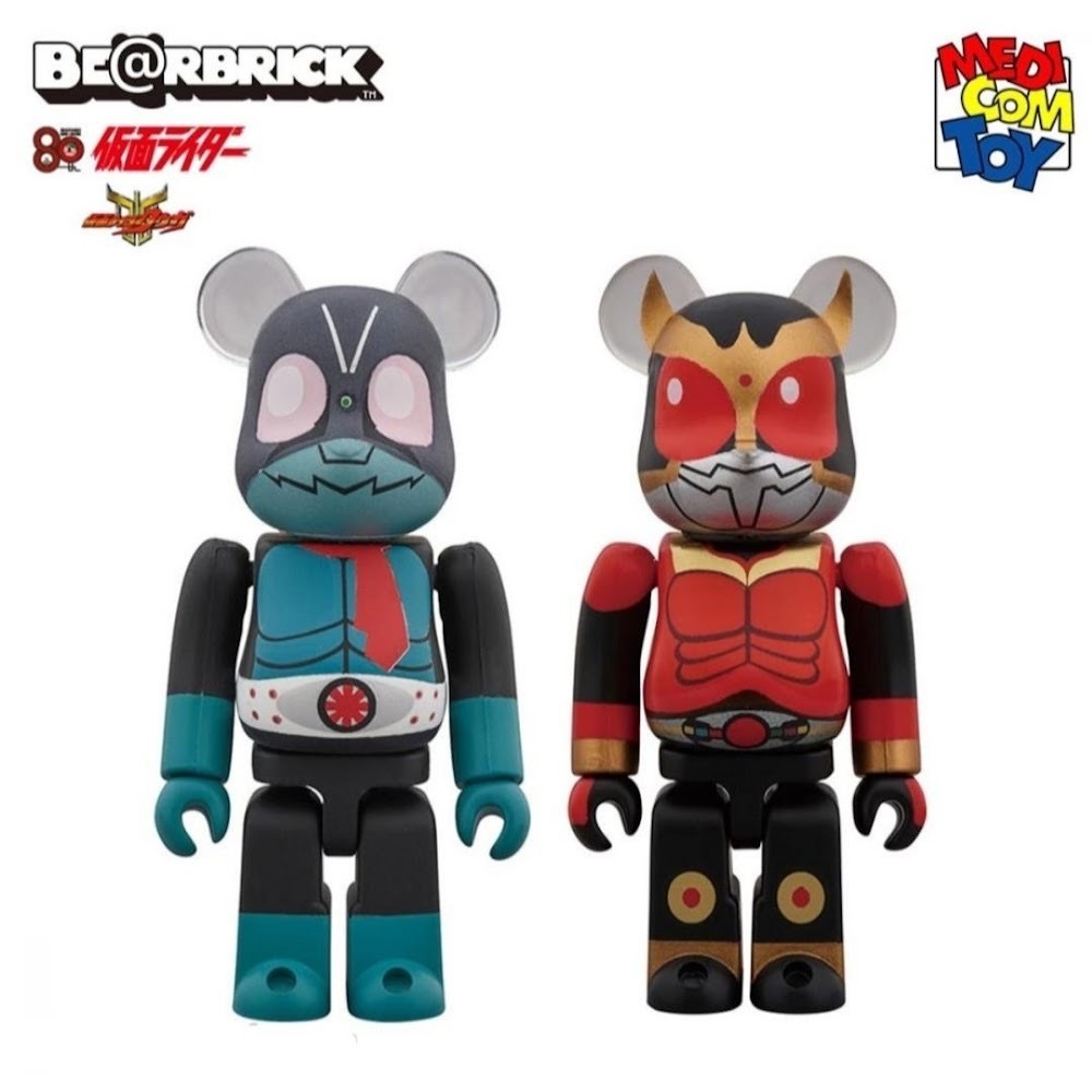 🥇現貨🥇Bearbrick 100% 古迦 舊一号 SET OF 2