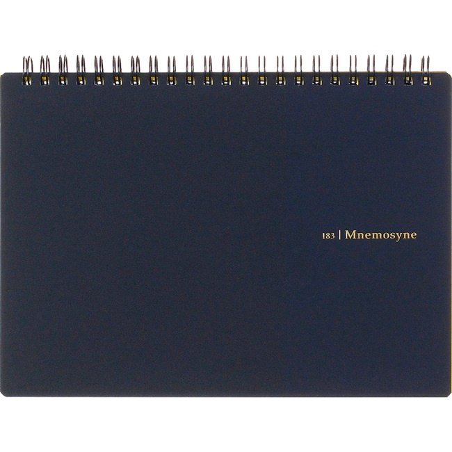 A5 線圈式 寬版 空白筆記本  Mnemosyne記憶女神系列｜日本maruman (183A)