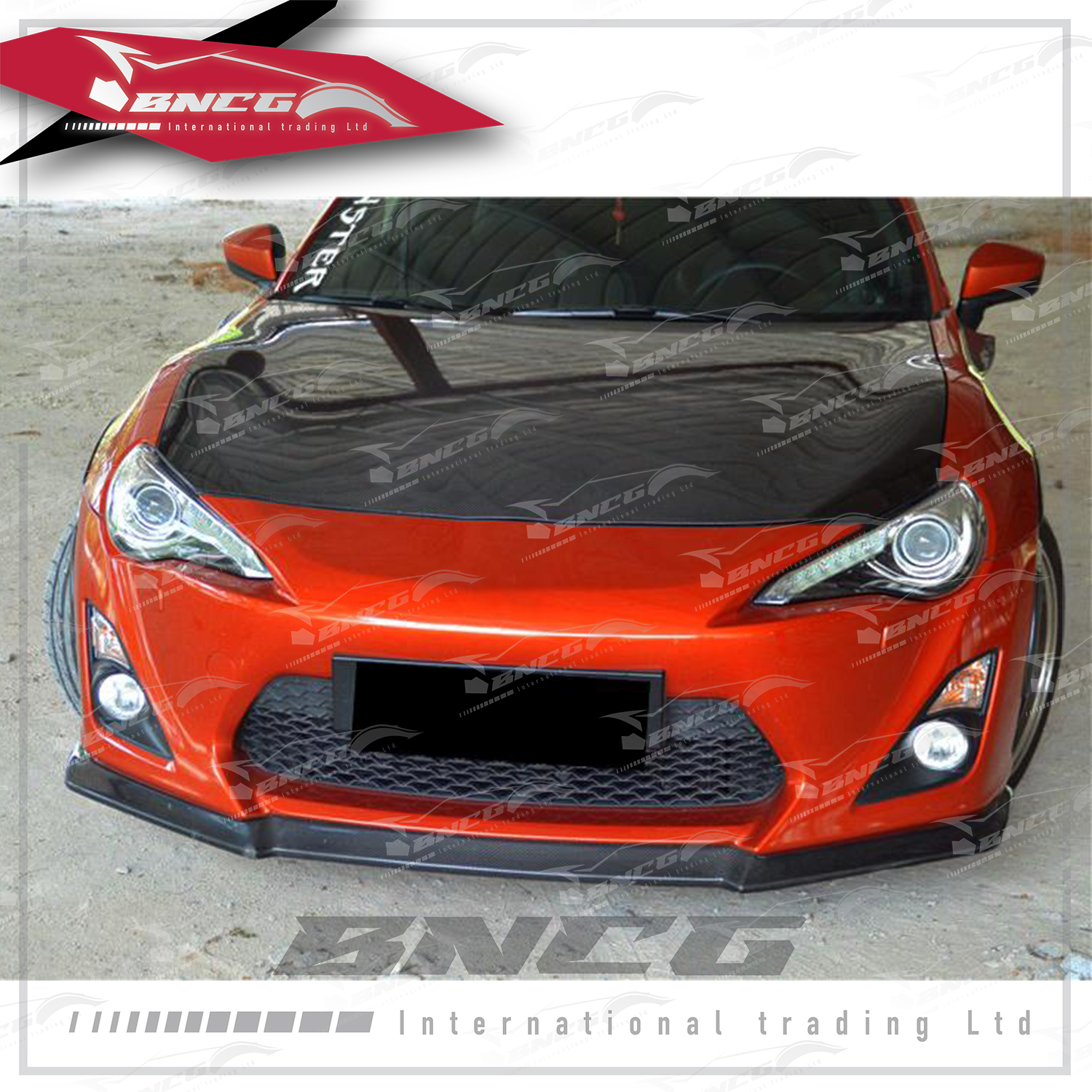 豐田 Toyota 86 速霸陸 Subaru BRZ 改裝 卡夢 碳纖維 外觀件 空力套件 前導流 前下巴