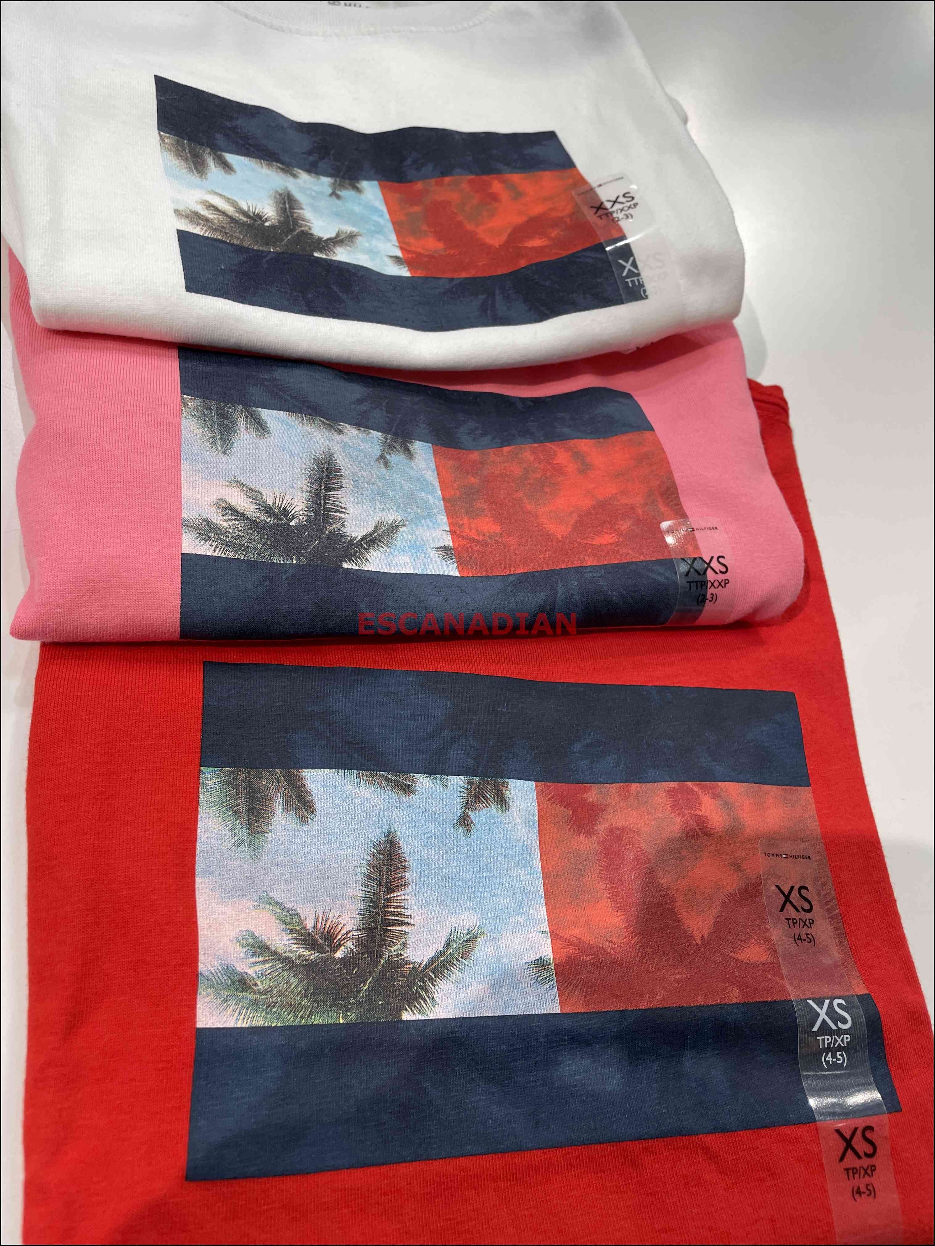 TOMMY 男大童 大國旗 短TEE (3色)