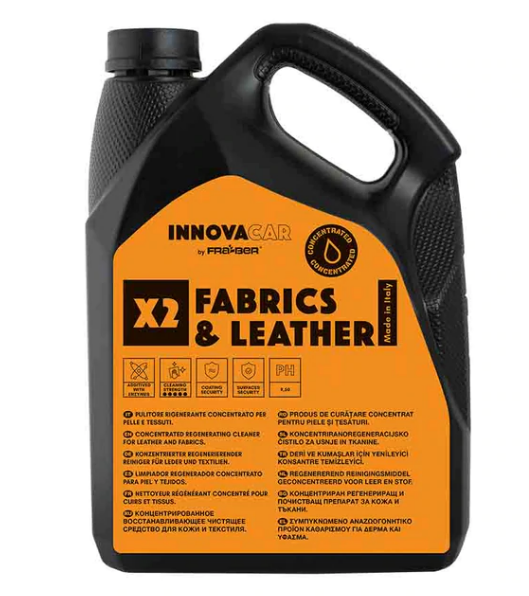 INNOVACAR X2 FABRICS & LEATHER皮革& 纖維清潔劑, 4.5L