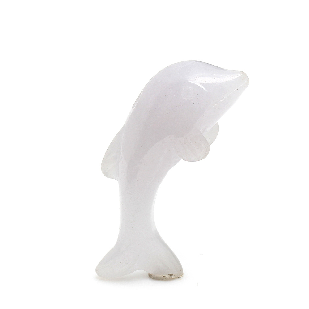 【雅紅珠寶】魚躍龍門天然淡粉翡翠玉墜項鍊-海豚-N0308