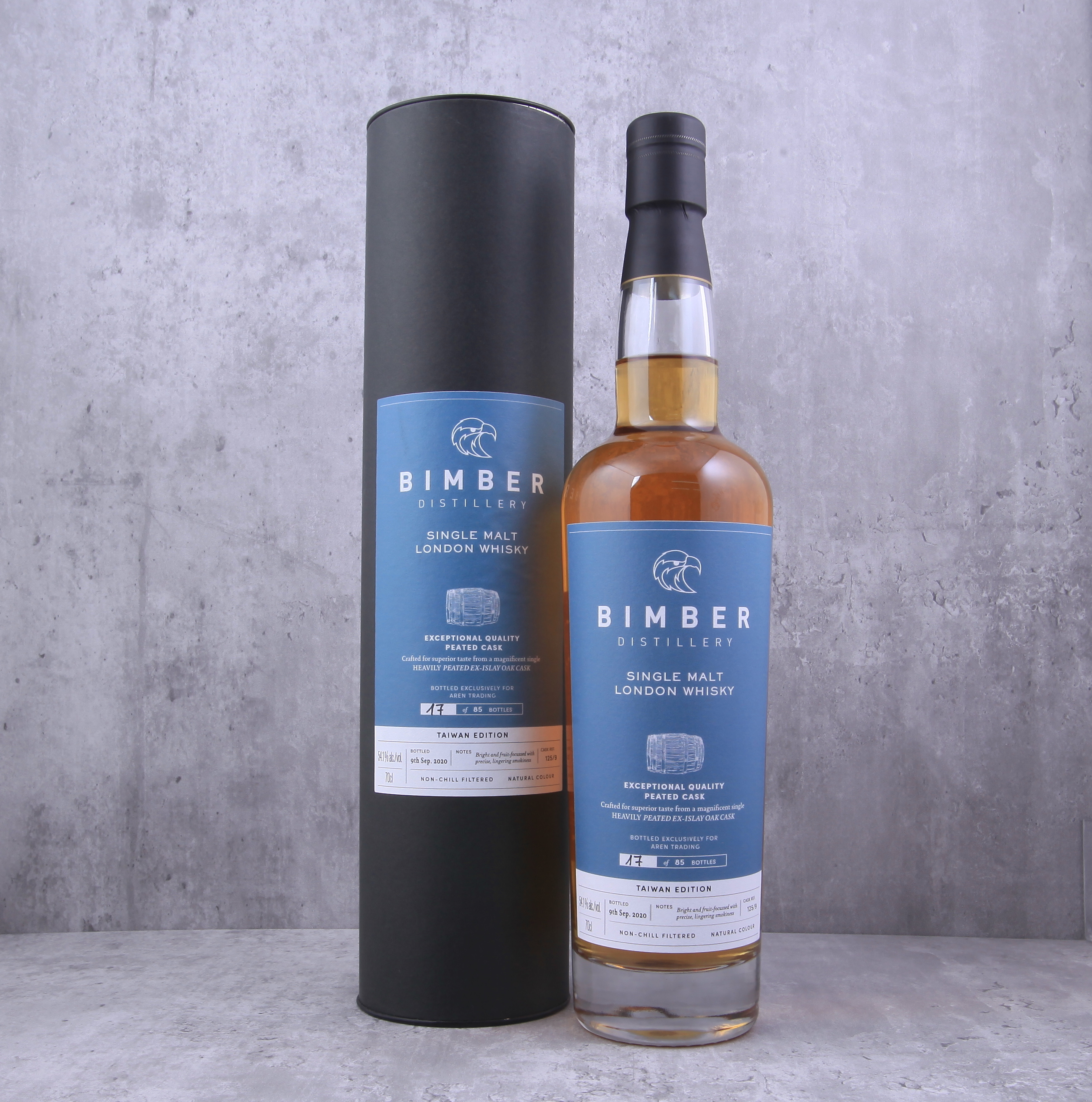 Bimber London Single Malt Whisky Virgin cask #141 58.1% Taiwan Edition